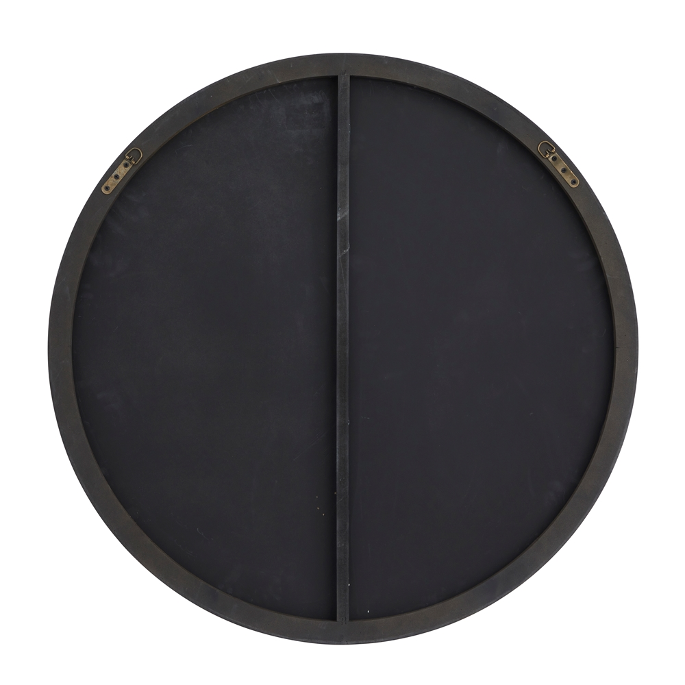 Grayson Lane 36-in X 36-in Round Gold Wall Mirror 3 Grayson Lane 36-in X 36-in Round Gold Wall Mirror - Image 3