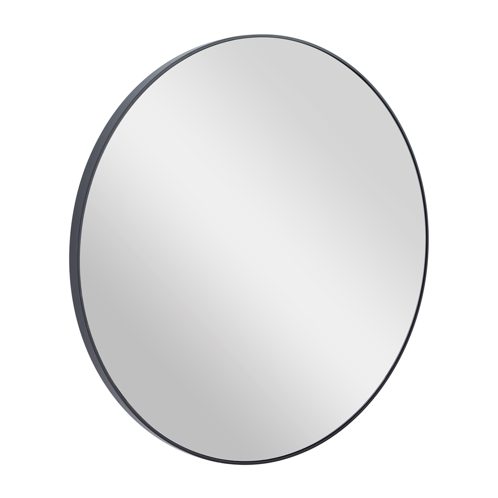 Grayson Lane 30-in X 30-in Round Black Wall Mirror 2 Grayson Lane 30-in X 30-in Round Black Wall Mirror - Image 2