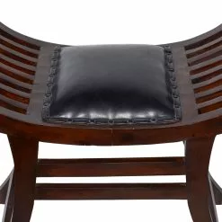 Grayson Lane 26-in X 29-in Dark Brown Accent Bench -GRAYSON LANE SHOP 330945282 AlternateImage4