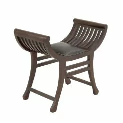 Grayson Lane 26-in X 29-in Dark Brown Accent Bench -GRAYSON LANE SHOP 330945282 AlternateImage5
