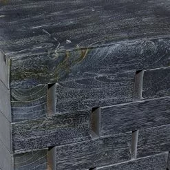 Grayson Lane Modern Grey Teak Wood Brick-Inspired Rectangle Ottoman 11 Grayson Lane Modern Grey Teak Wood Brick-Inspired Rectangle Ottoman -GRAYSON LANE SHOP 330945289 AlternateImage3