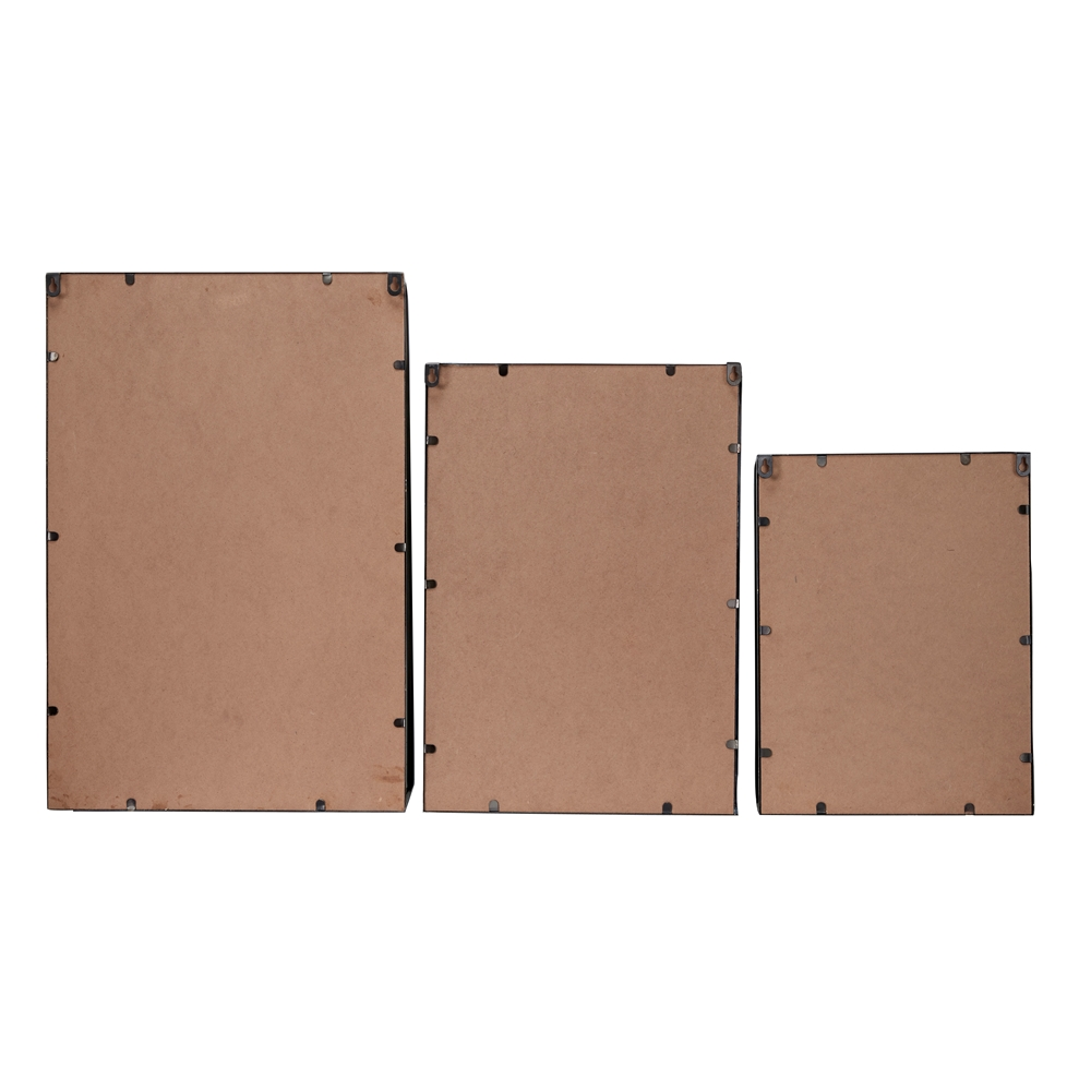 Grayson Lane 23.80-in X 16-in Rectangle Gold Wall Mirror 6 Grayson Lane 23.80-in X 16-in Rectangle Gold Wall Mirror - Image 6