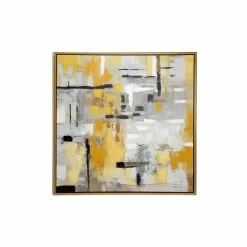 Grayson Lane Gold Wood Framed 40-in H X 40-in W Abstract Resin Painting 9 Grayson Lane Gold Wood Framed 40-in H X 40-in W Abstract Resin Painting -GRAYSON LANE SHOP 330945309 MainImage 001