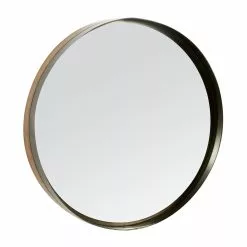 Grayson Lane 31.5-in X 31.5-in Modern Round Black Wall Mirror -GRAYSON LANE SHOP 330945315 MainImage 001