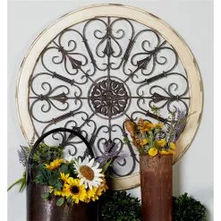 Grayson Lane 36-in H X 36-in W Ornamental Round Metal Wall Accent -GRAYSON LANE SHOP 330945320 AlternateImage3