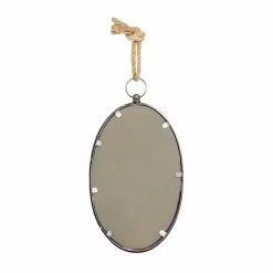 Grayson Lane 21.85-in X 12.90-in Round Grey Wall Mirror 10 Grayson Lane 21.85-in X 12.90-in Round Grey Wall Mirror -GRAYSON LANE SHOP 330945323 AlternateImage7