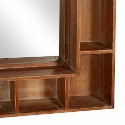 Grayson Lane 28.63-in X 23.75-in Rectangle Brown Wall Mirror -GRAYSON LANE SHOP 330945376 AlternateImage3