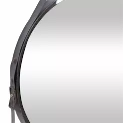 Grayson Lane 30.55-in X 24.70-in Round Black Wall Mirror -GRAYSON LANE SHOP 330945387 AlternateImage3