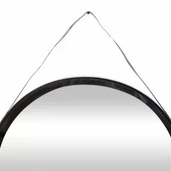 Grayson Lane 30.55-in X 24.70-in Round Black Wall Mirror -GRAYSON LANE SHOP 330945387 AlternateImage4