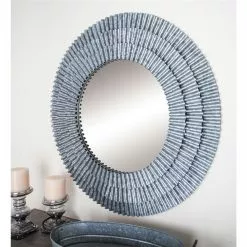 Grayson Lane 36.70-in X 36.70-in Round Grey Wall Mirror -GRAYSON LANE SHOP 330945393 AlternateImage1