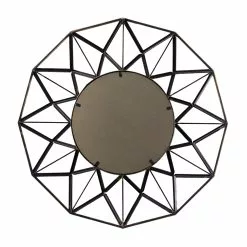 Grayson Lane 32.38-in X 32.38-in Round Gold Wall Mirror -GRAYSON LANE SHOP 330945402 AlternateImage7