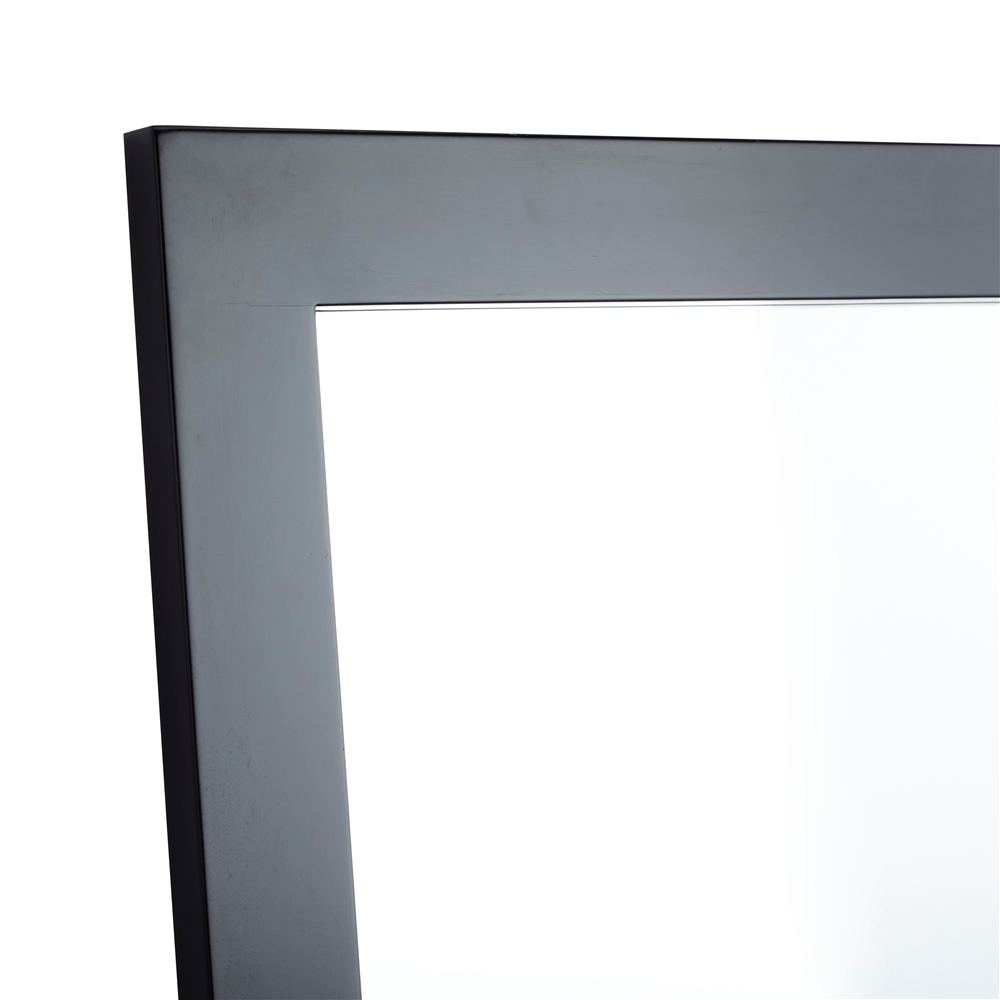 Grayson Lane 42-in X 24-in Rectangle Black Wall Mirror 5 Grayson Lane 42-in X 24-in Rectangle Black Wall Mirror - Image 5