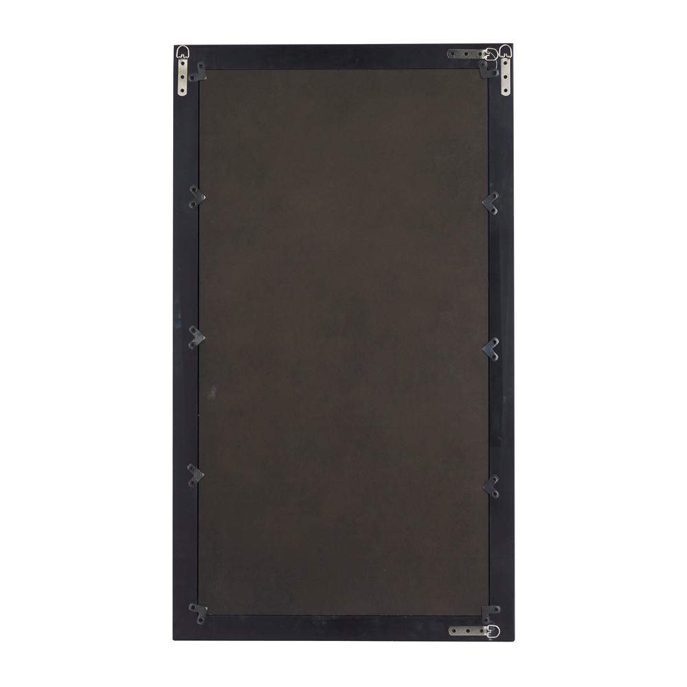 Grayson Lane 42-in X 24-in Rectangle Black Wall Mirror 3 Grayson Lane 42-in X 24-in Rectangle Black Wall Mirror - Image 3