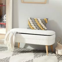 Grayson Lane 40-in X 19-in White Storage Bench -GRAYSON LANE SHOP 330945432 AlternateImage1