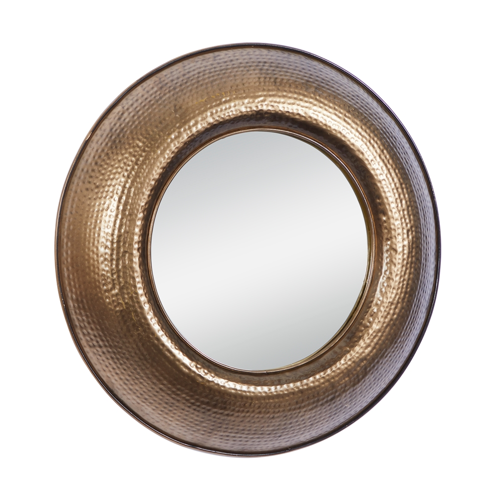 Grayson Lane 32-in X 32-in Round Bronze Wall Mirror 2 Grayson Lane 32-in X 32-in Round Bronze Wall Mirror - Image 2