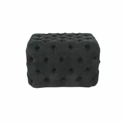 Grayson Lane Vintage Black Tufted Cushioned Rectangle Ottoman 9 Grayson Lane Vintage Black Tufted Cushioned Rectangle Ottoman -GRAYSON LANE SHOP 330945453 AlternateImage5