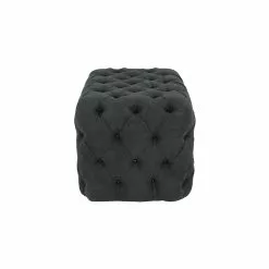 Grayson Lane Vintage Black Tufted Cushioned Rectangle Ottoman 7 Grayson Lane Vintage Black Tufted Cushioned Rectangle Ottoman -GRAYSON LANE SHOP 330945453 AlternateImage6