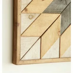 Grayson Lane 30-in H X 30-in W Abstract Wood Wall Accent