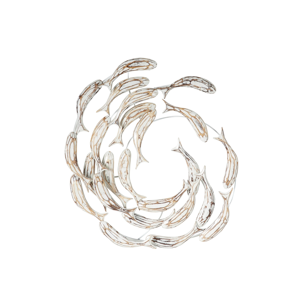 Grayson Lane 32-in H X 28-in W Fishes Wood Wall Accent 1 Grayson Lane 32-in H X 28-in W Fishes Wood Wall Accent