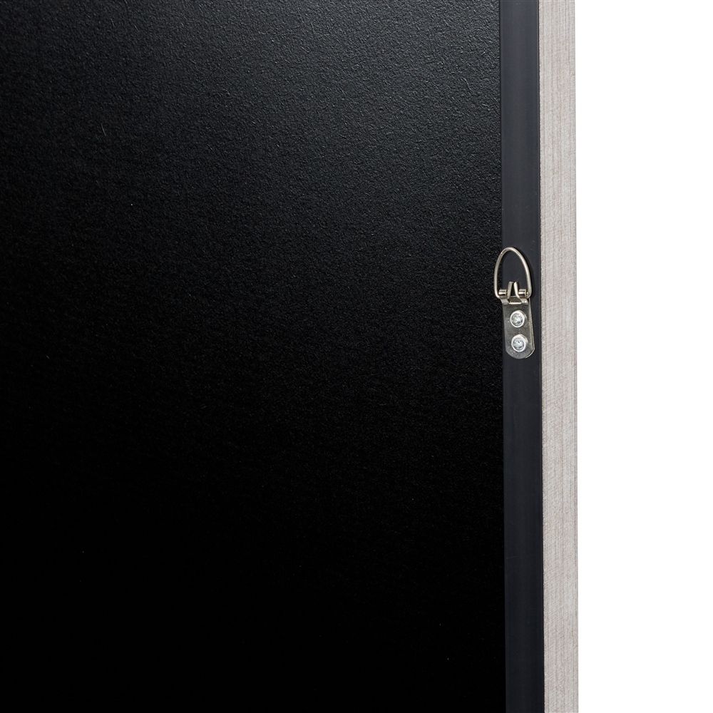 Grayson Lane Silver Wood Framed 32-in H X 20-in W Abstract MDF Hand-Painted Print - Set Of 2 1 Grayson Lane Silver Wood Framed 32-in H X 20-in W Abstract MDF Hand-Painted Print - Set Of 2